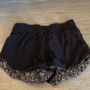 Reversible Black and White Lululemon Shorts